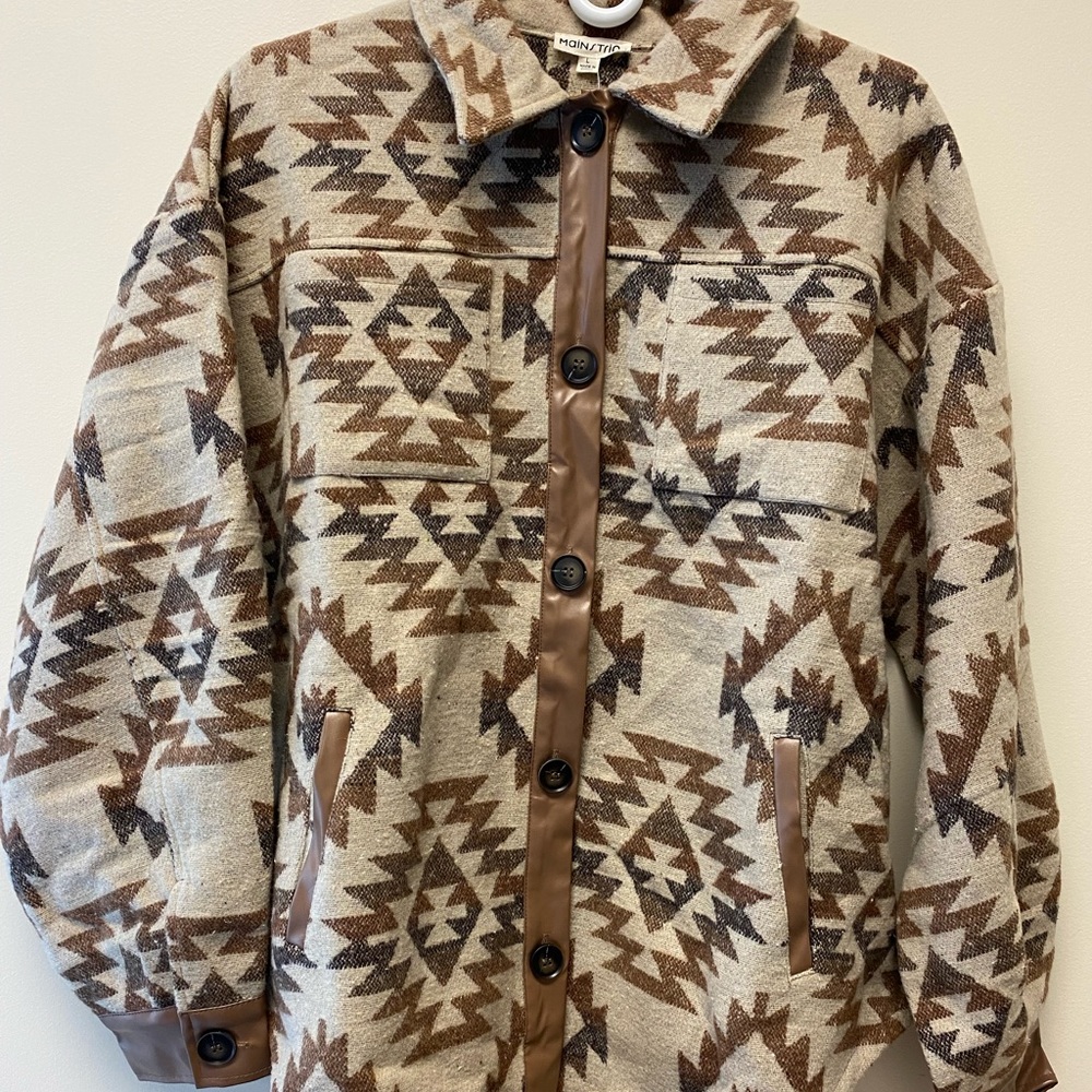 NWT Aztec shacket